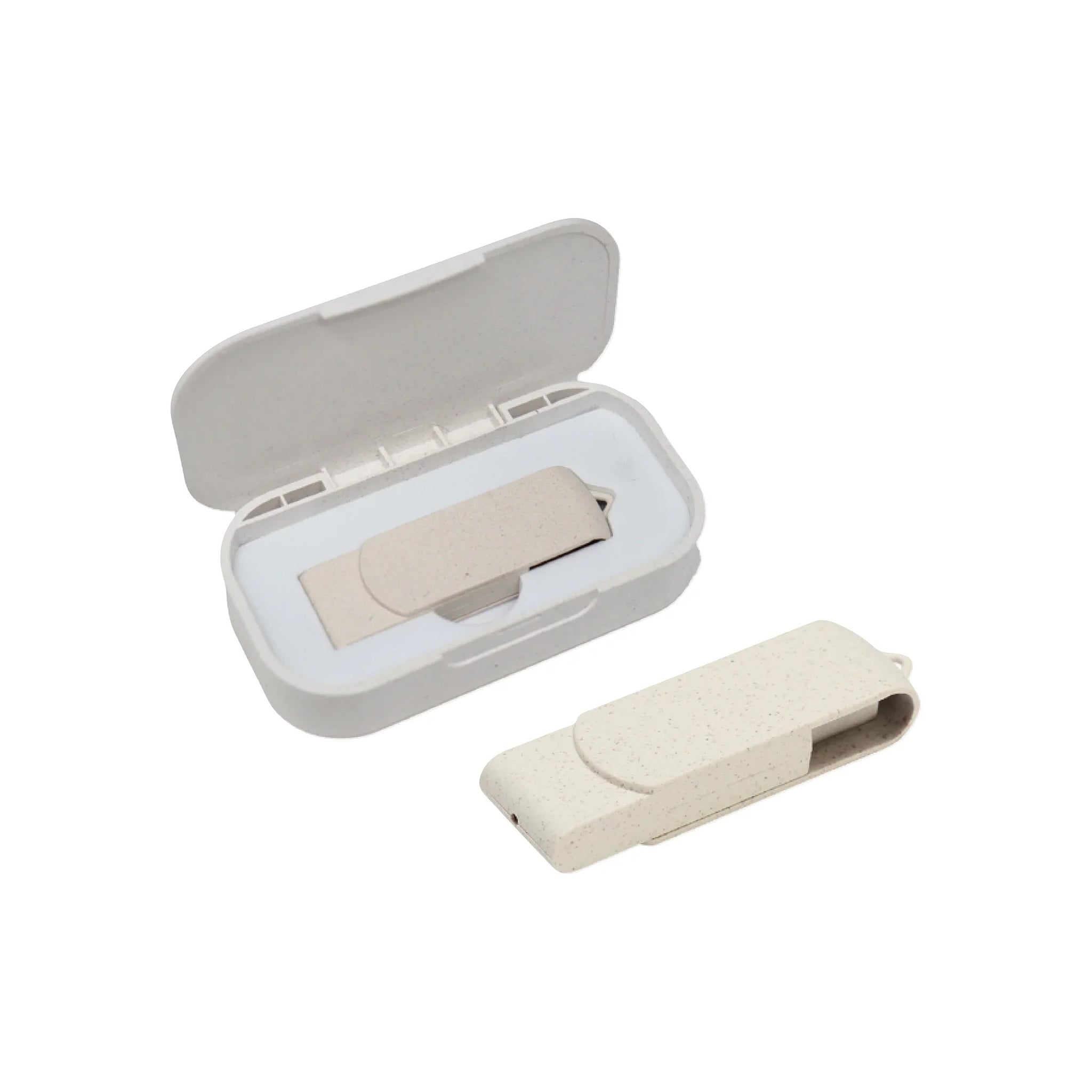 Wheat Straw Thumb Drive 16G with Wheat Straw Box